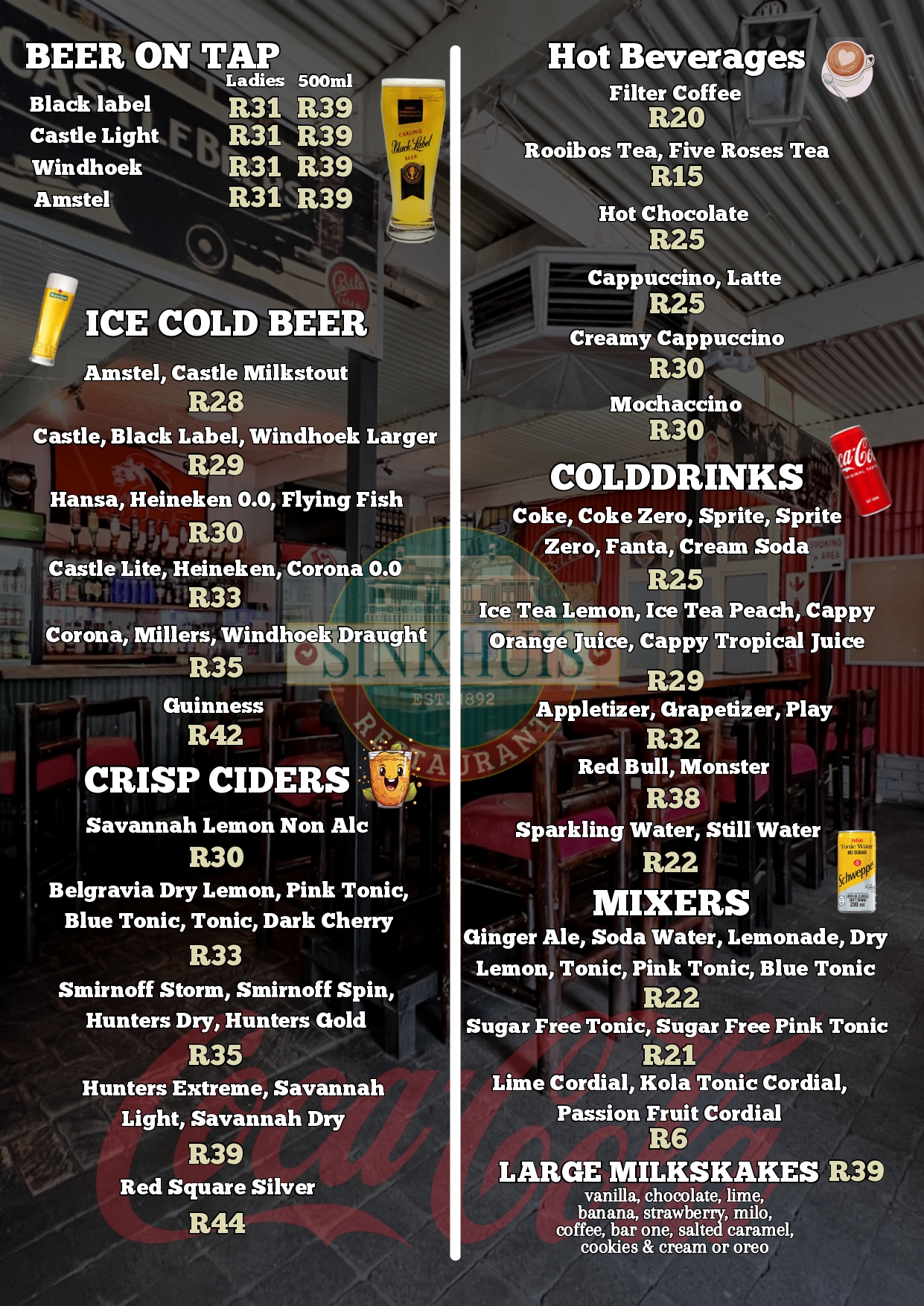 Menu Page